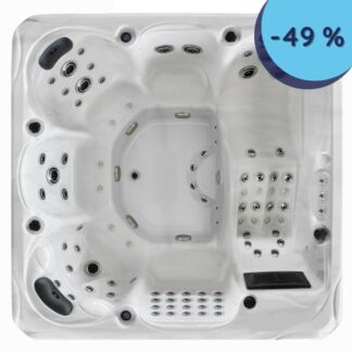 Spa Giglio 6 personnes pas cher avec banquette allongée et 5 places assises