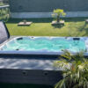 Installation jardin spa extérieur Maldives 8 places encastré en terrasse