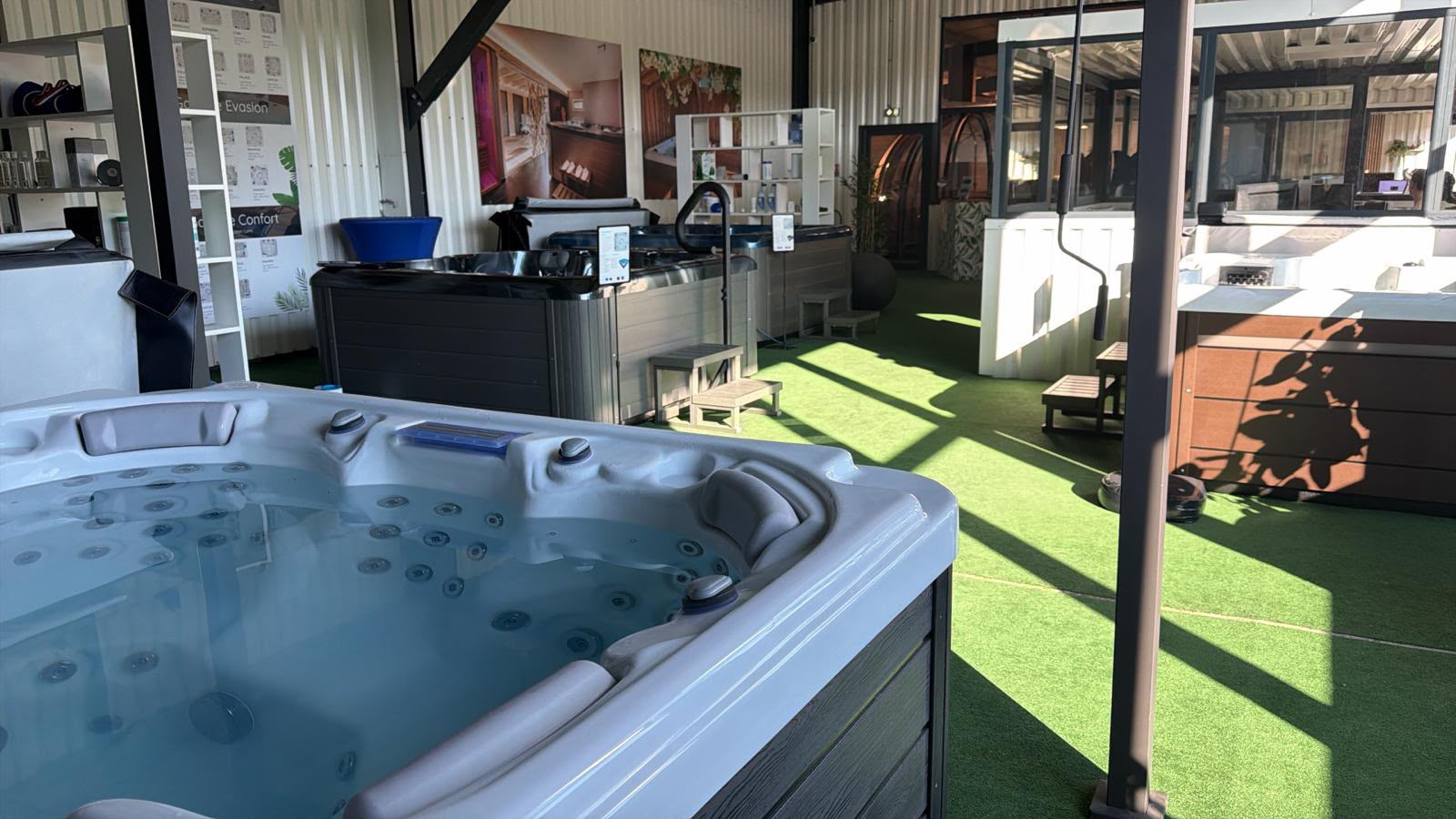 Showroom spa en extérieur